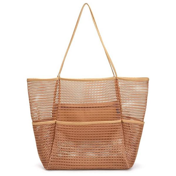 Nylon Foldable Swim Large Beach Tote Bag