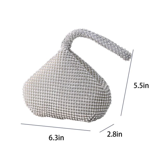 Mini Triangle Diamond Dinner Handbag