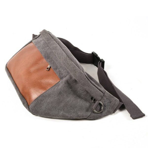 Canvas Multicolor Water-resistant Cross-body Bag