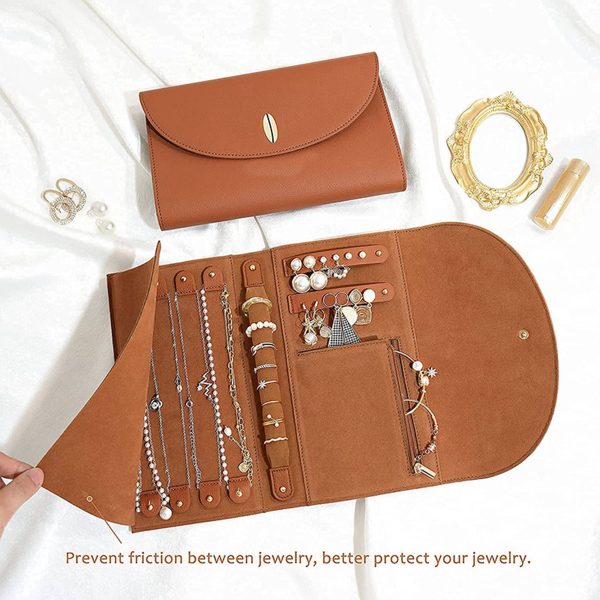 PU Large portable travel jewelry storage bag