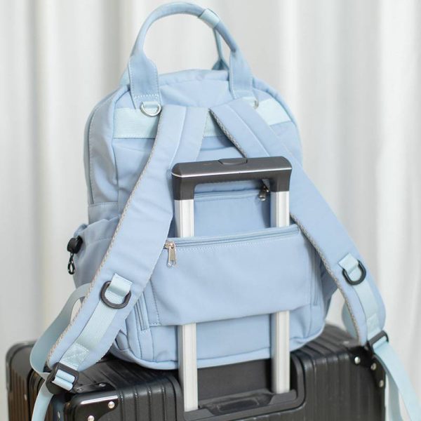 Nylon mommy shoulder diaper bag backpack