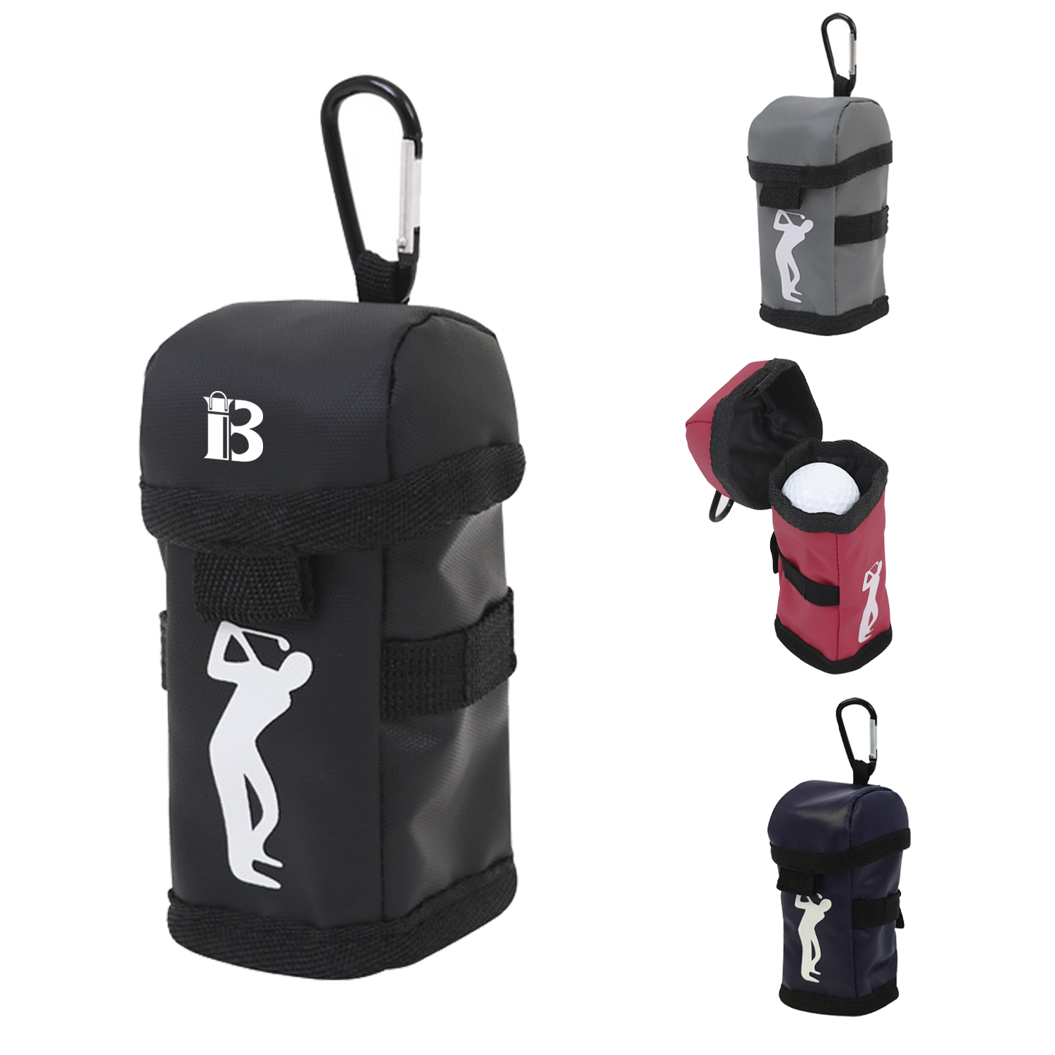 Portable Belt Clip Golf Ball Pouch