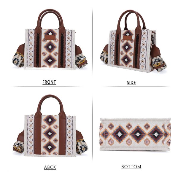 Vintage Tote Crossbody Shoulder Bag