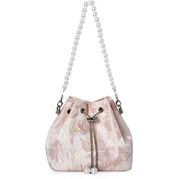 Cotton Drawstring Handbag for Women