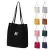 Portable Corduroy Tote Bag