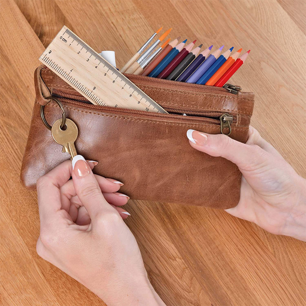 Genuine leather tool bag and digital product packet