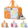 Cosmetics Wet Dry Separate Toiletry Bag with Shoes Storage