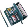 PU Leather Triple Fold Women's Wallet Card Bag