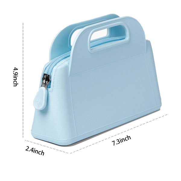 Silicone handbag makeup bag