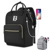Laptop Backpack with USB Charging Port Carry on Bag for Work