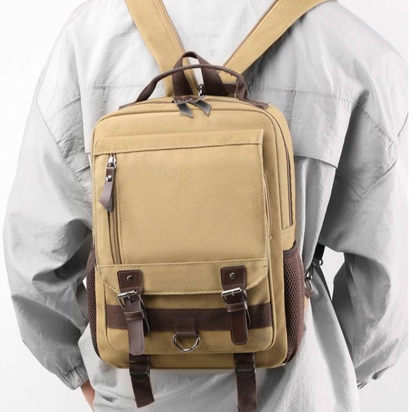 Canvas travel Cross-Body bag