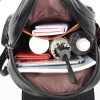 Large Capacity PU Leather Shopping Women's Fashion Backpack