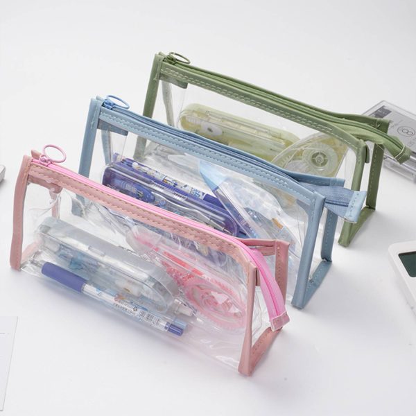 Clear PVC Zipper Pencil Bag