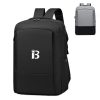 Nylon Travel Computer Backpack With USB Charging Port
