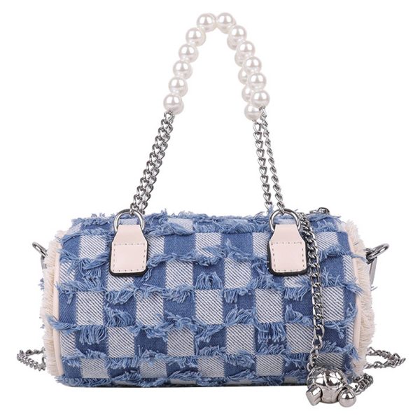 Cotton Carry cross-body small cylinder bag for women