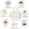 Nylon Sports Gym Travel Duffel Bag with USB Charging Port