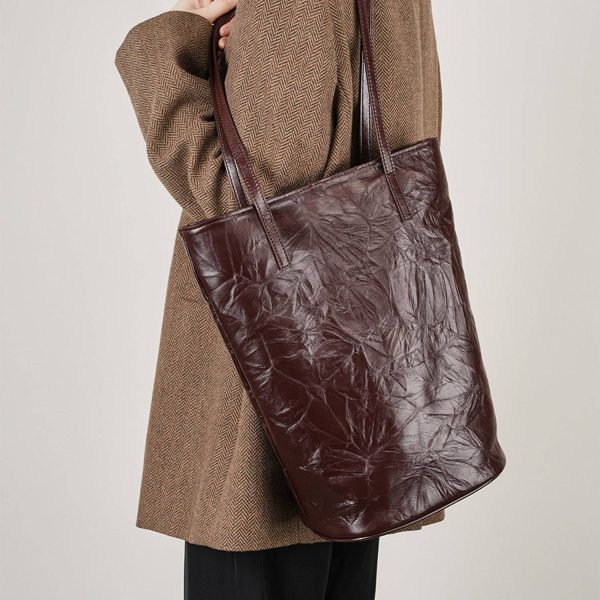 Genuine Leather for girl tote bag