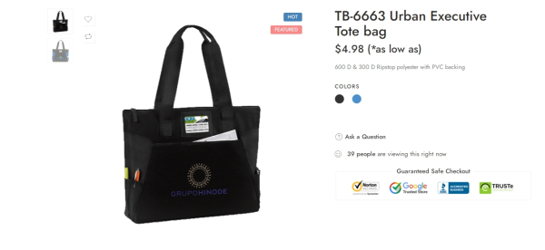 Nylon Casual Tote Bag