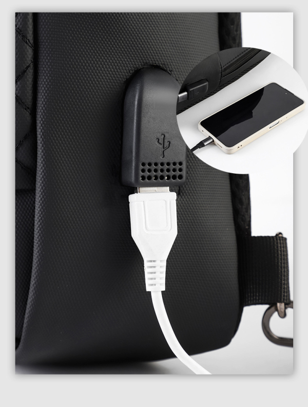 Water Repellent Cross Body Chest Bag For Men