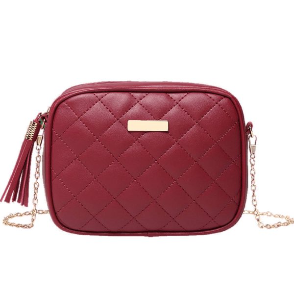 Pu Leather Crossbody Bag Lingerie Embroidery for Women