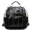 PU Convertible Waterproof Backpack for woman