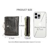 Genuine Leather RFID Clip Medium Waterproof Wallet