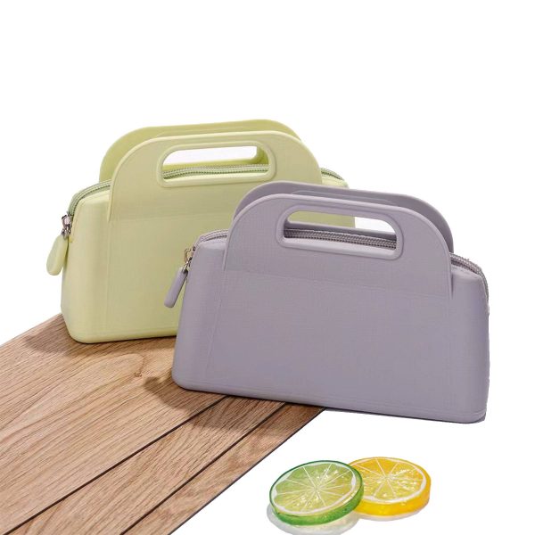 Silicone handbag makeup bag