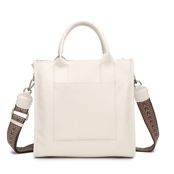 Vegan Leather Simple Vintage Shoulder Retro Handbag