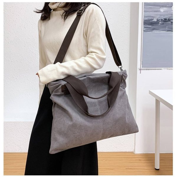 Women's Canvas Tote Bag Vintage Shoulder Crossbody