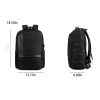 Business Notebook Polyester Backpack With USB Charging Port