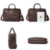 Men's Leather Messenger Bag