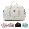 Large Capacity Argyle Travel Duffle Bag