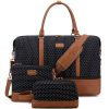 3in1 Polyester Travel Duffle Bag Set with Shoe Compartment