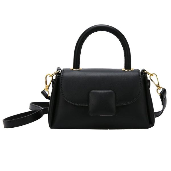 PU Leather Vintage Square Crossbody Shoulder Bag