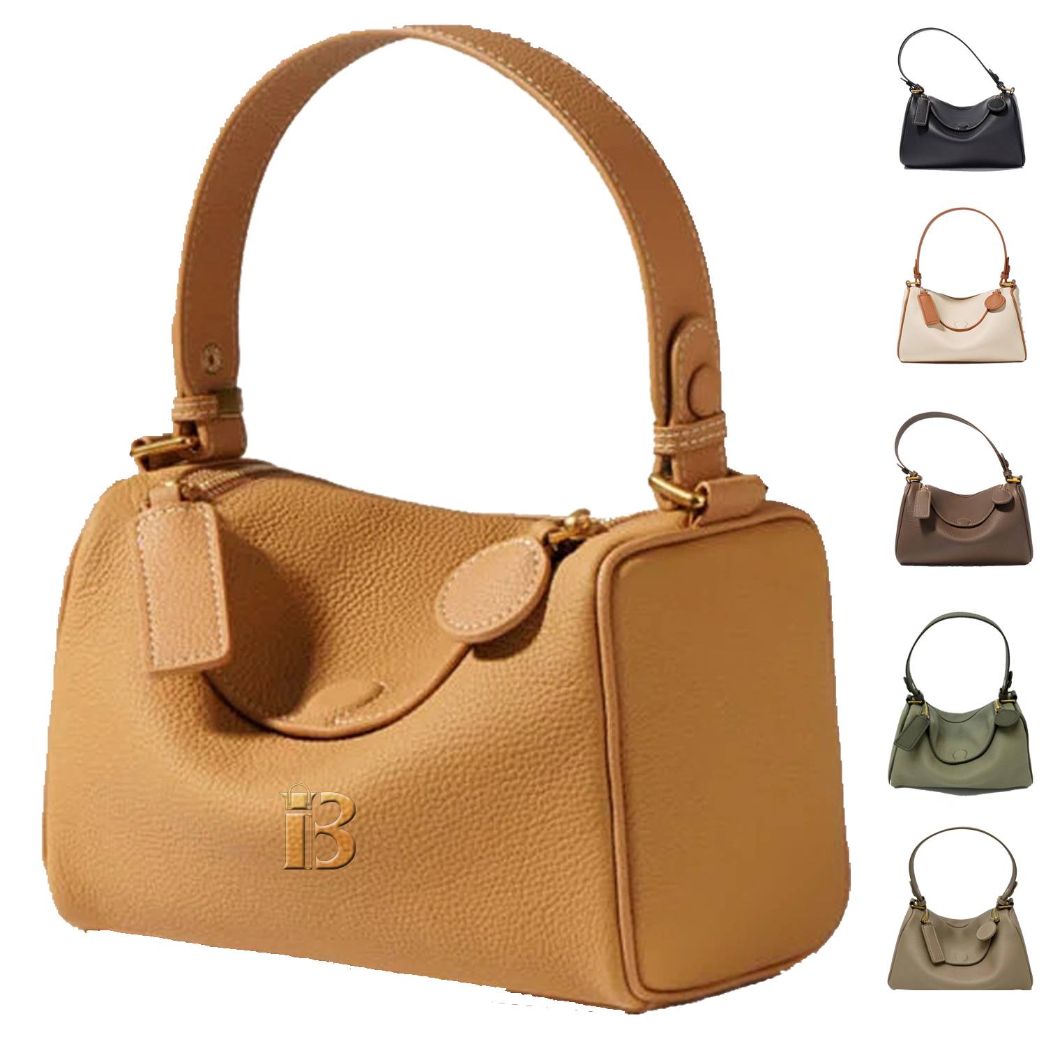 PU Leather Boston Tote Bag