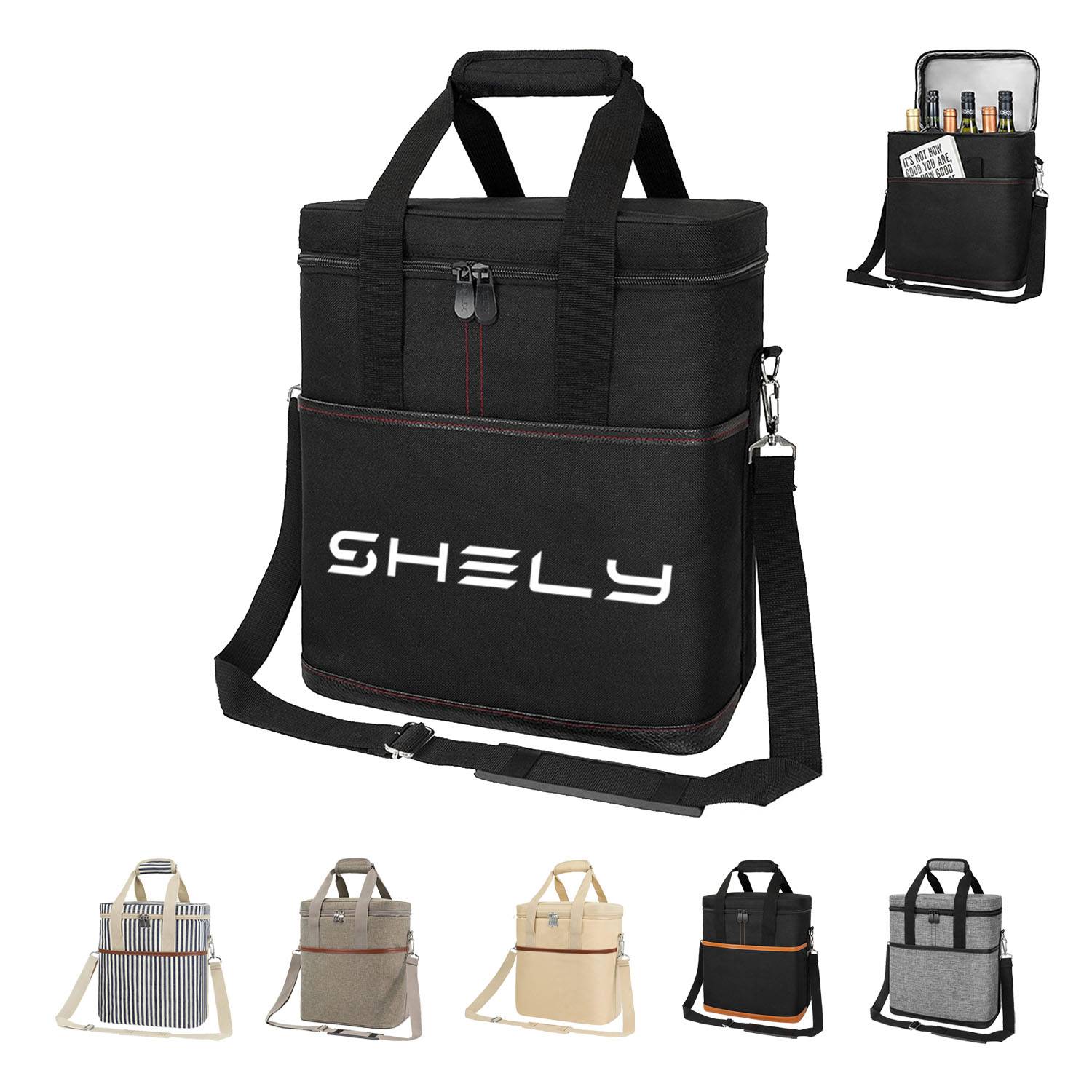 98d8fca5-78b6-416e-866a-e0425b2ad347_主图20拷贝.jpg 6 Wine Bottle Carrier Tote-Insulated Padded