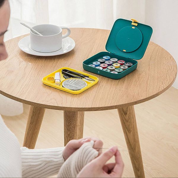 Sewing Box Set with Magnifying Glass