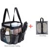 Mesh Shower Caddy Tote 8 Pockets with shoe Bag