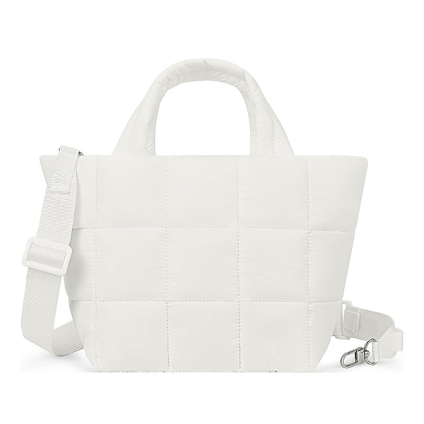 Puffer Tote Bag w/ Adjustable Strap