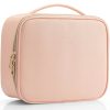 Pu Leather Storage Adjustable Dividers Brushes Cosmetic bag