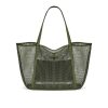 Ladies' Toiletries Clothing Mesh Single Shoulder Tote Bag