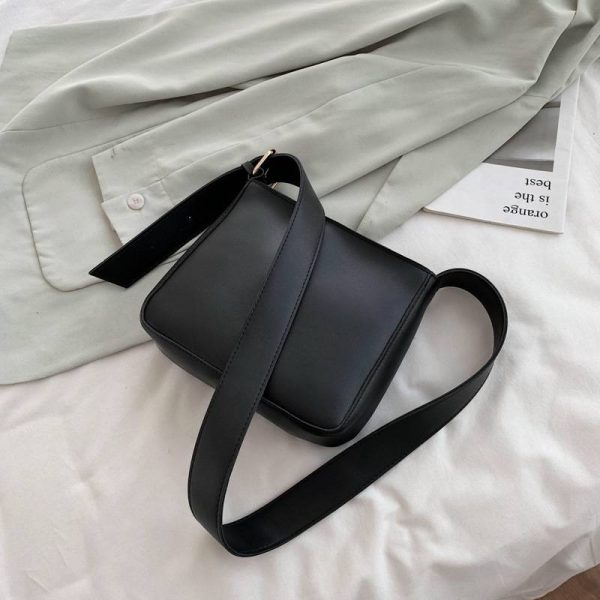 PU Leather Large Capacity Crossbody Bag