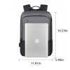 Oxford Business Computer Backpack With Usb Charging Port