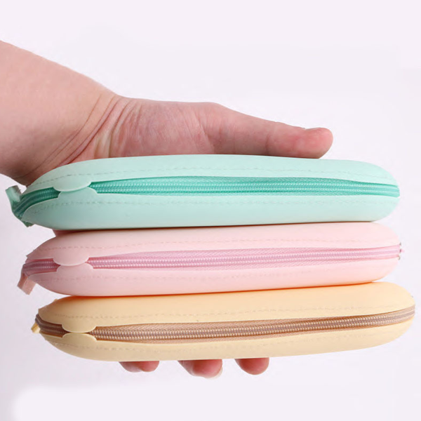 Silicone Organizing Cosmetics with Zipper