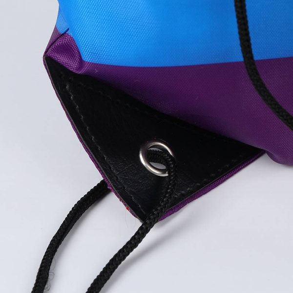 Polyester Rainbow Drawstring Bag