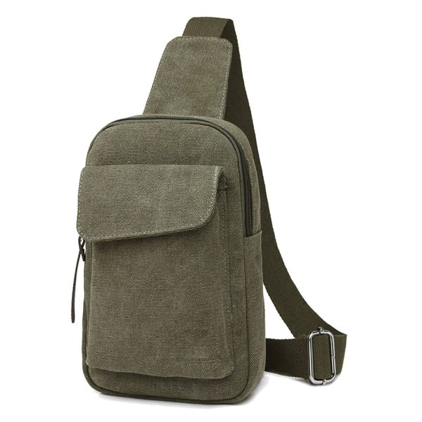 Canvas Crossbody Backpack for Women & Men Chest Bag
