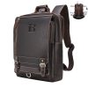 Genuine leather backpack for man