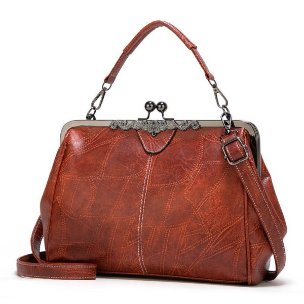 Classic Vintage PU Leather Crossbody & Tote Bag
