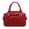 Genuine Leather Crossbody Satchel Handbags
