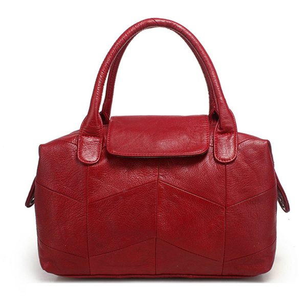 Genuine Leather Crossbody Satchel Handbags